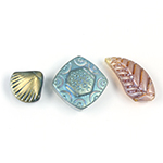 Engraved Design Beads